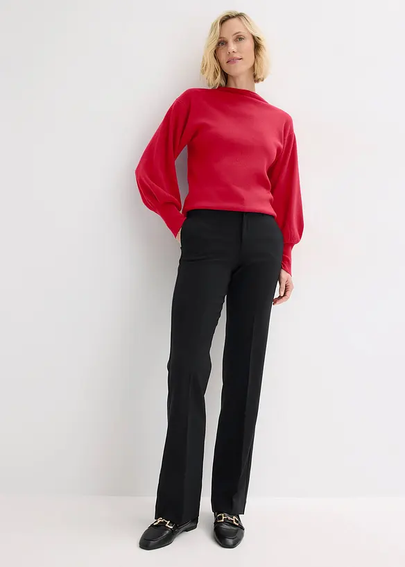 Pantalon &agrave; pinces f&eacute;minin, bonprix