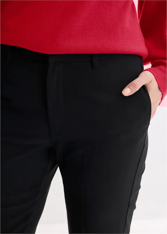 Pantalon &agrave; pinces f&eacute;minin, bonprix