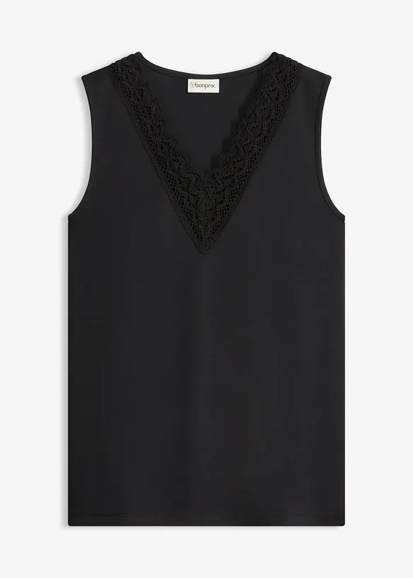 Shirt mit Spitze, bonprix
