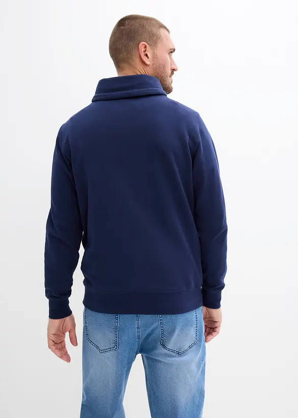 Sweatshirt mit Schalkragen, bonprix