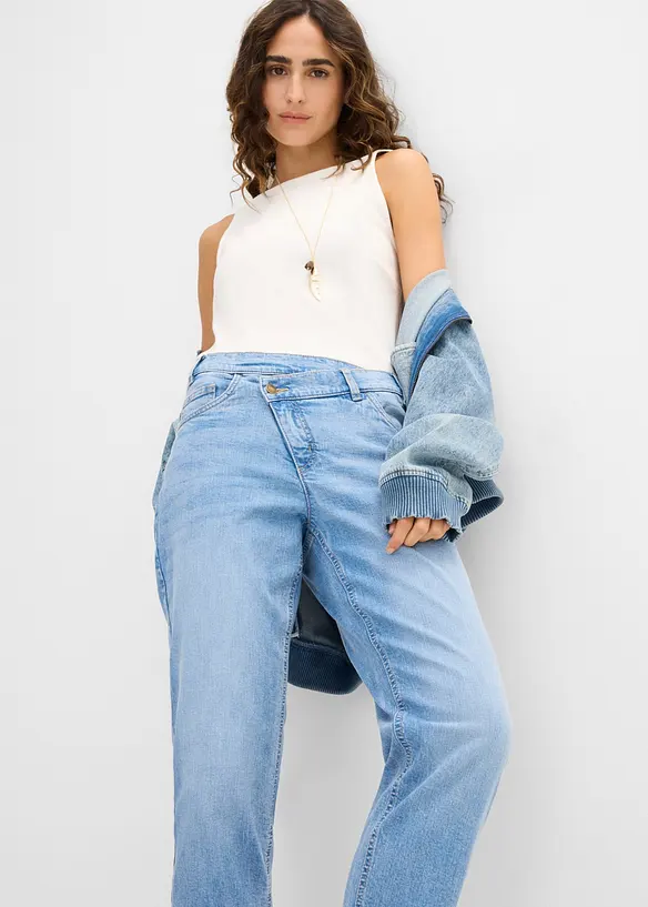 Jean mom taille haute, bonprix