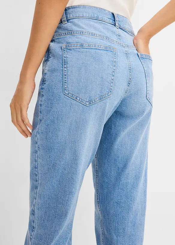 Jean mom taille haute, bonprix