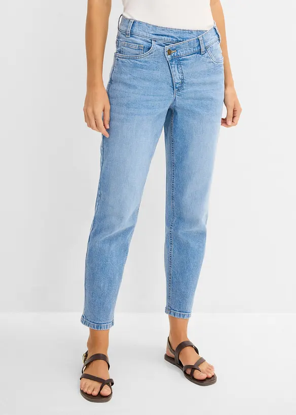 Jean mom taille haute, bonprix