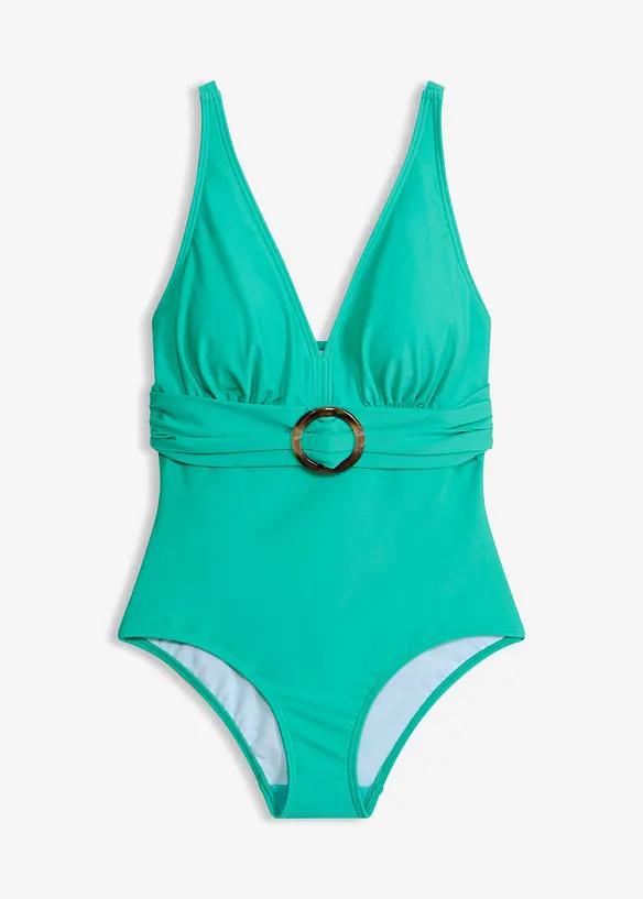 Maillot 1 pi&egrave;ce sculptant, maintien l&eacute;ger, bonprix