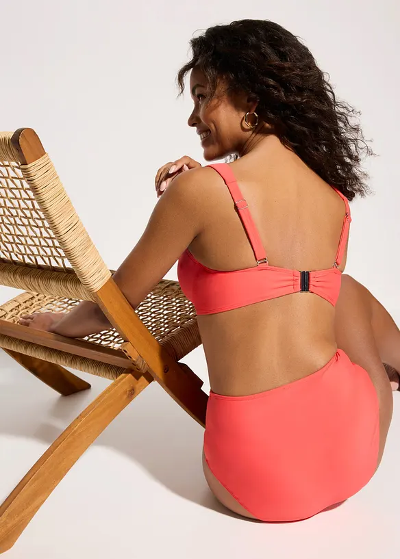 Haut de maillot minimiseur &agrave; larges bretelles, bonprix