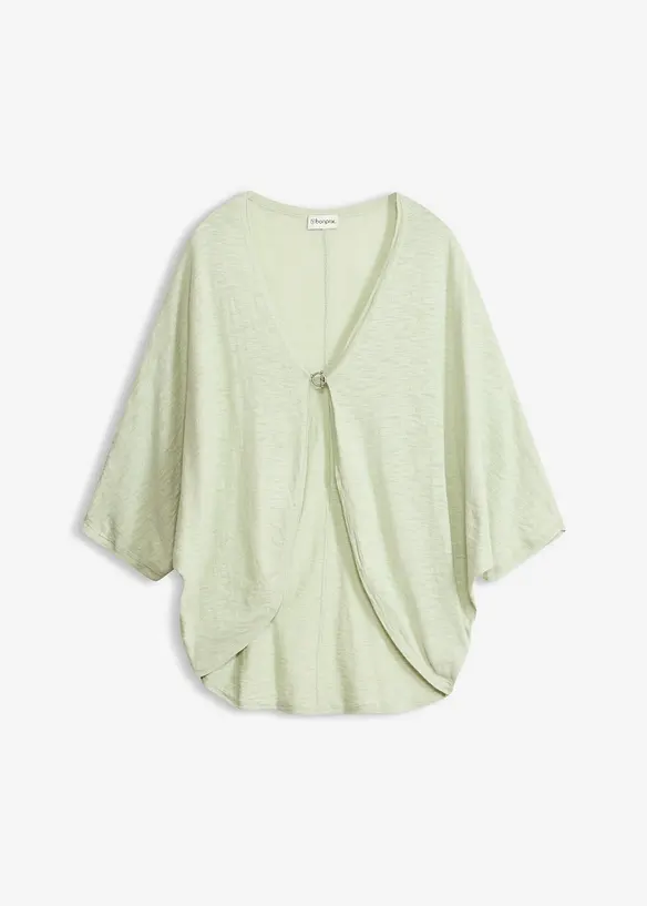 Gilet en fine maille 100% coton, bonprix