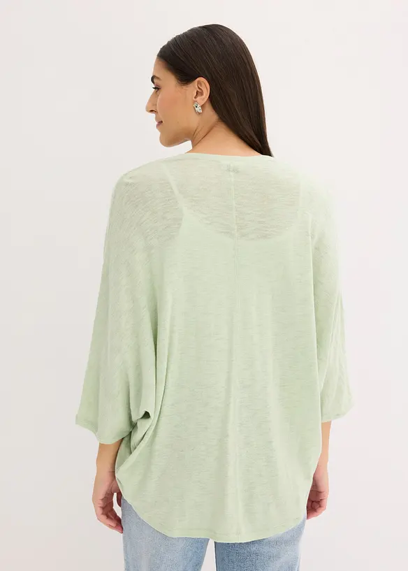 Gilet en fine maille 100% coton, bonprix