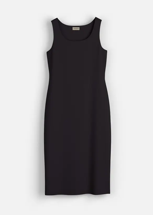 Robe &agrave; bretelles en coton extensible, bonprix