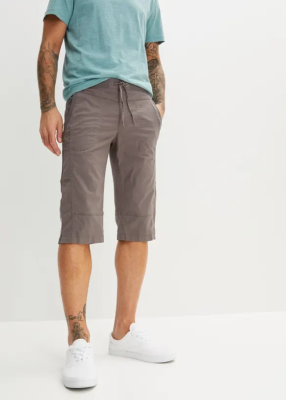 Bermuda long regular &agrave; taille &eacute;lastiqu&eacute;e, bonprix