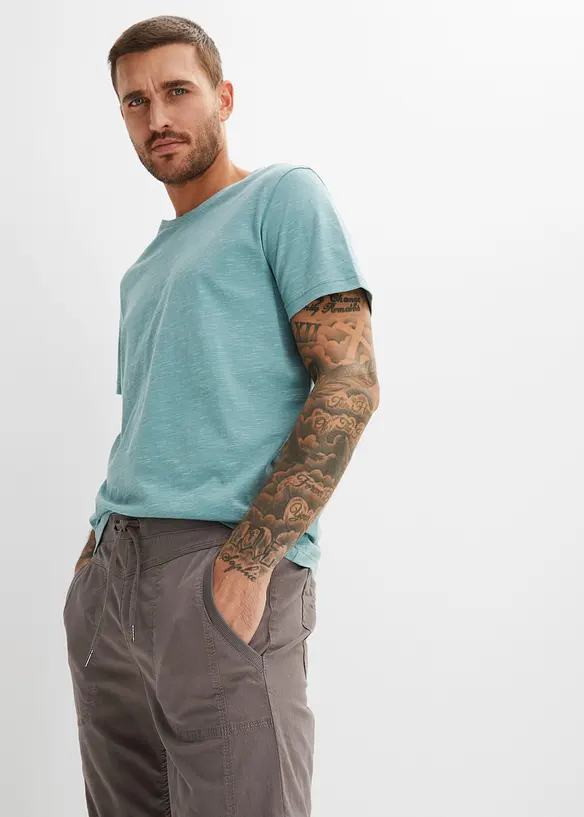 Bermuda long regular &agrave; taille &eacute;lastiqu&eacute;e, bonprix
