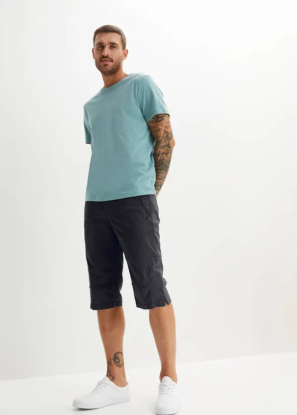 Long-Bermuda mit Dehnbund in Regular Fit, bonprix