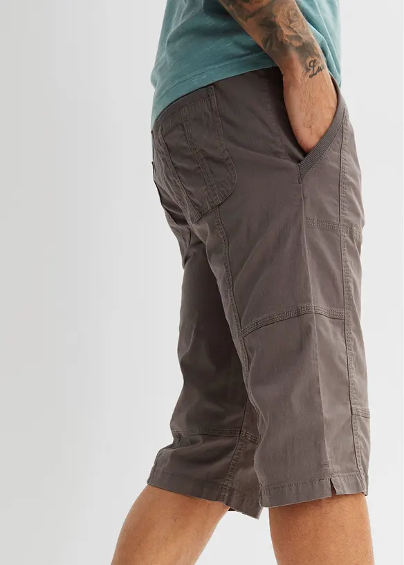 Bermuda long regular &agrave; taille &eacute;lastiqu&eacute;e, bonprix