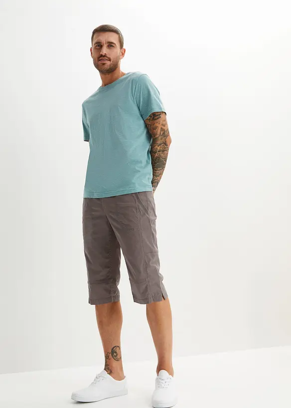 Bermuda long regular &agrave; taille &eacute;lastiqu&eacute;e, bonprix