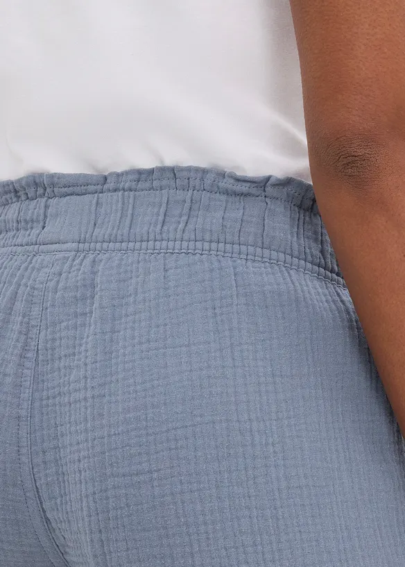 Short en gaze 100% coton, bonprix