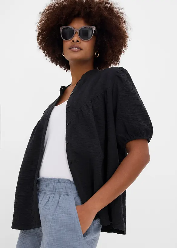 Short en gaze 100% coton, bonprix