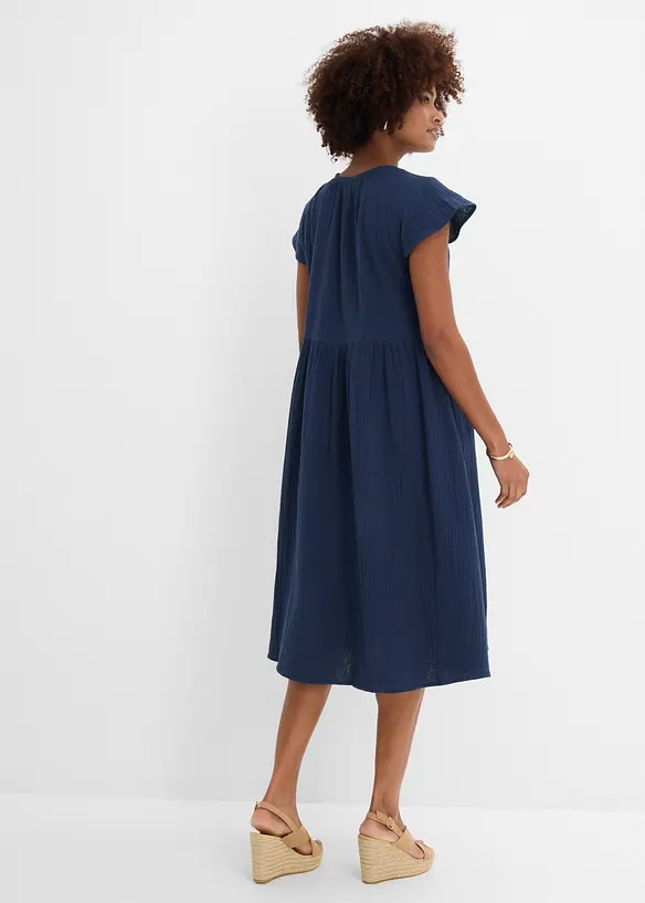 Robe douce en gaze de coton, bonprix