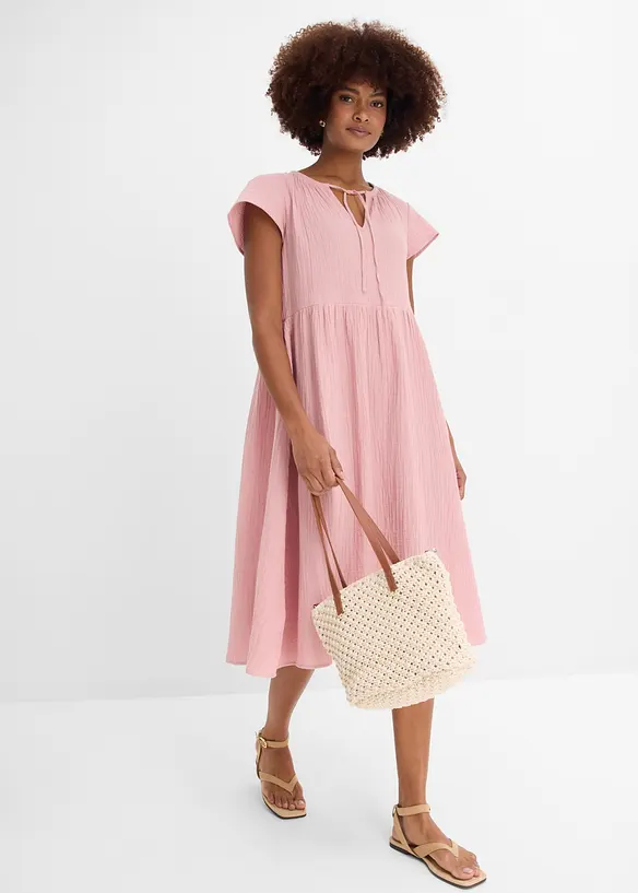 Kleid aus weichem Musselin, bonprix