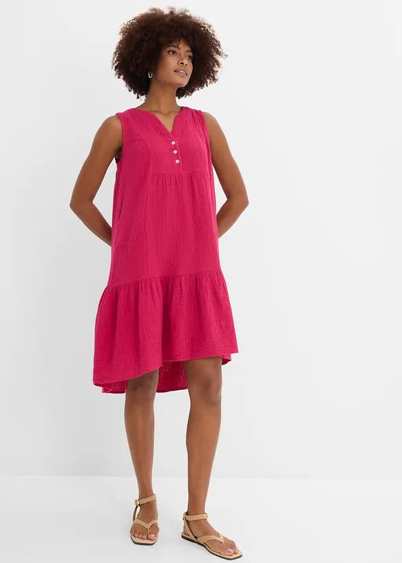 Kleid aus luftigem Musselin, bonprix