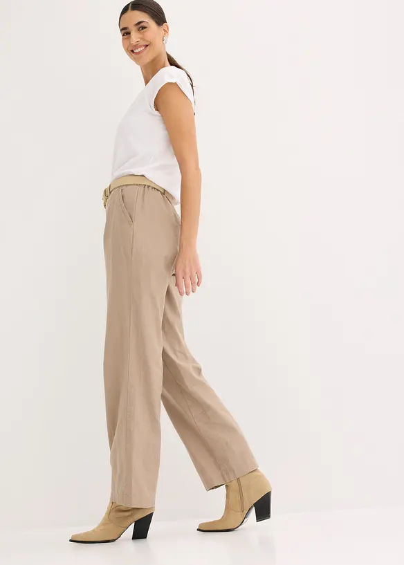 Webhose aus Leinen-Baumwoll-Mix, bonprix
