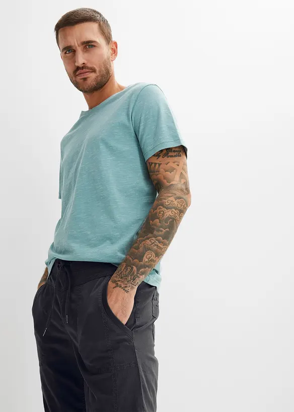 Bermuda long regular &agrave; taille &eacute;lastiqu&eacute;e, bonprix