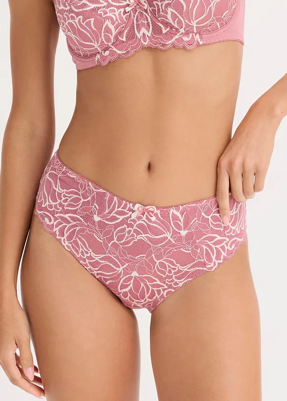 Slip Maxi avec dentelle, bonprix