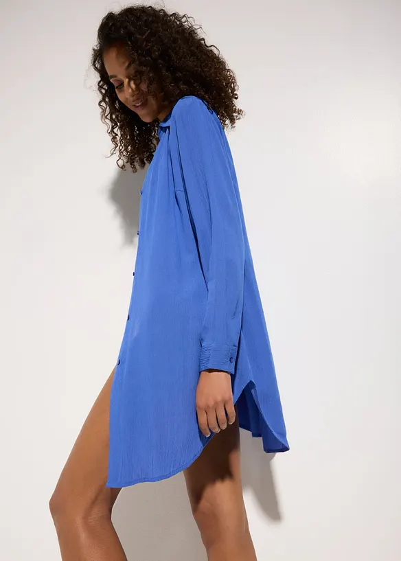 Robe-chemise de plage en viscose fluide, bonprix