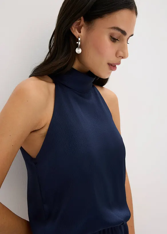 Overall aus strukturiertem Satin, bonprix