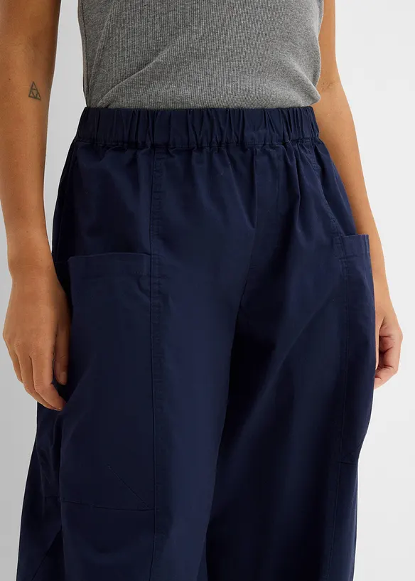 Ballonhose aus elastischem Baumwoll-Mix, bonprix
