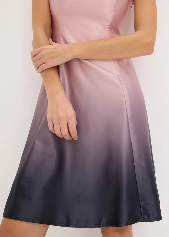Minikleid aus gl&auml;nzendem Satin, bonprix