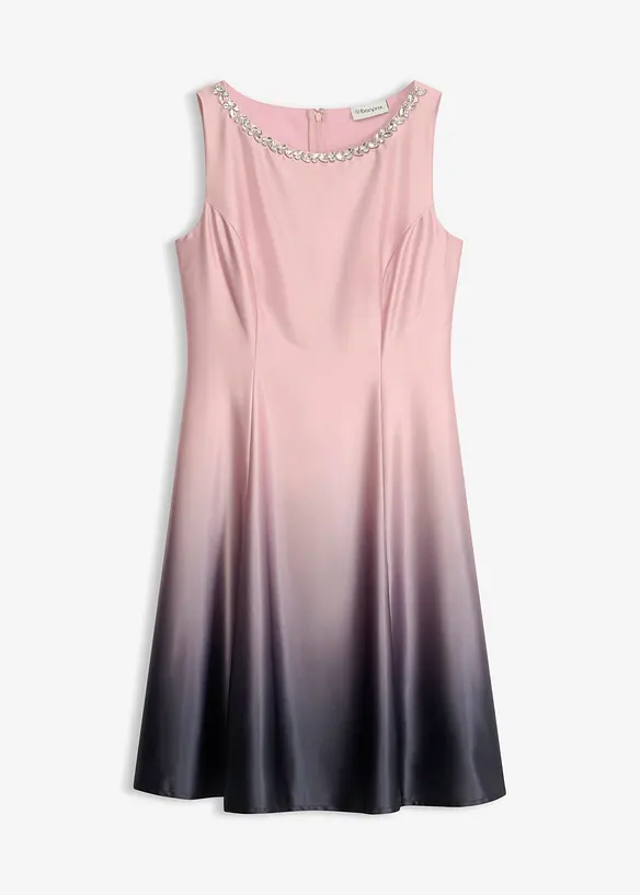 Minikleid aus gl&auml;nzendem Satin, bonprix