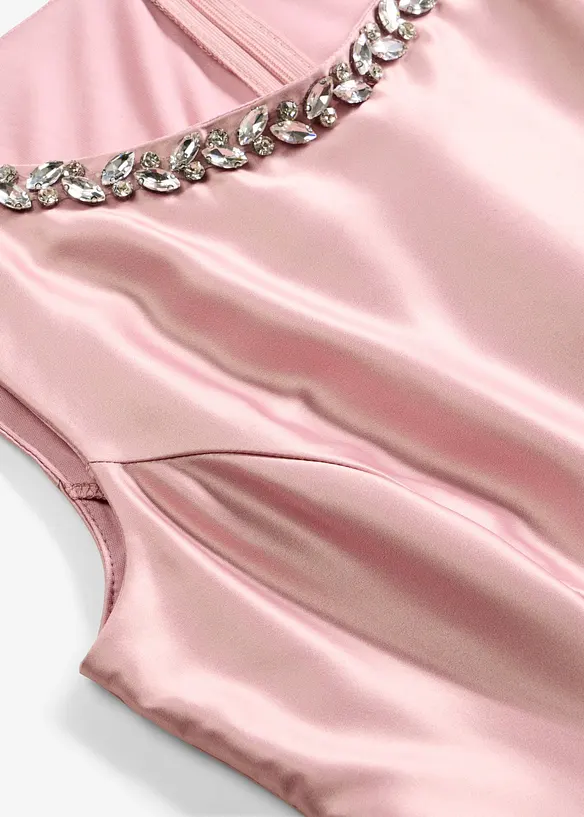 Minikleid aus gl&auml;nzendem Satin, bonprix