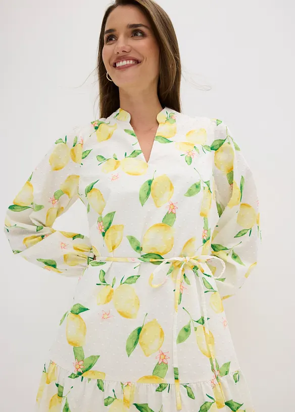 Tunika-Kleid aus reiner Baumwolle, bonprix