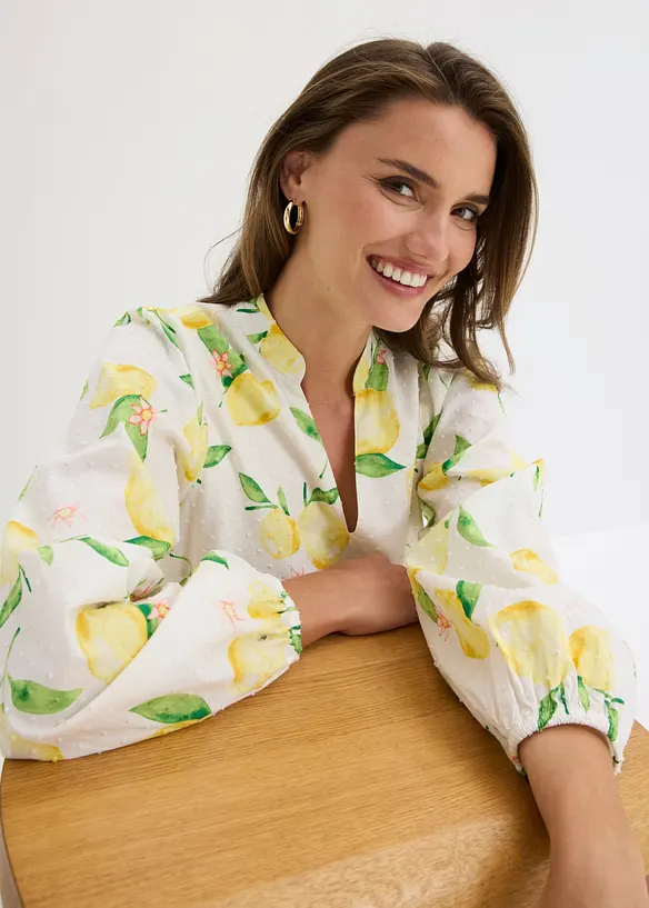Tunika-Kleid aus reiner Baumwolle, bonprix