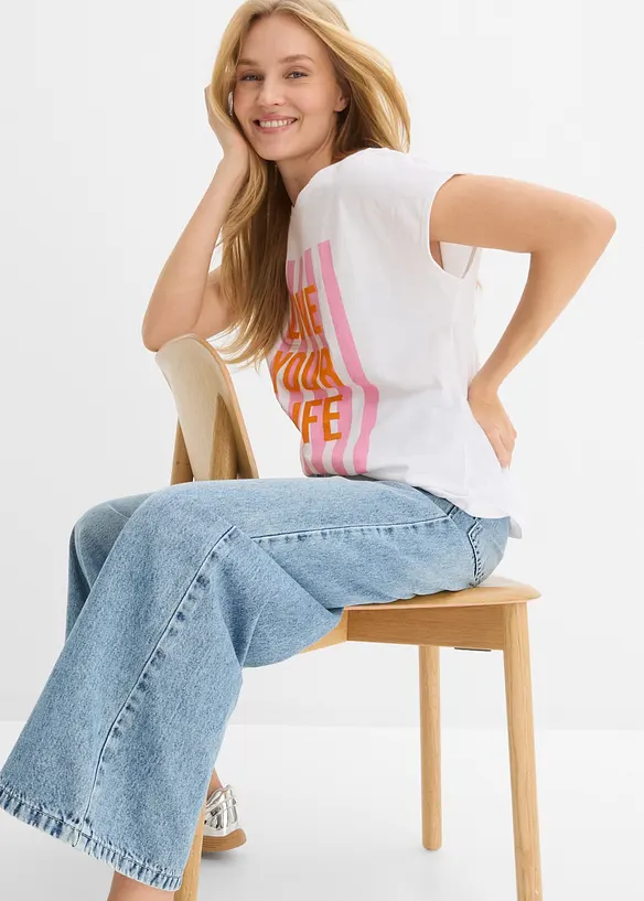 T-Shirt aus reiner Bio-Baumwolle, bonprix