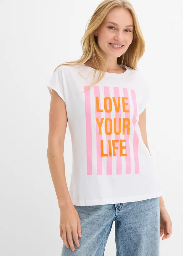T-Shirt aus reiner Bio-Baumwolle, bonprix