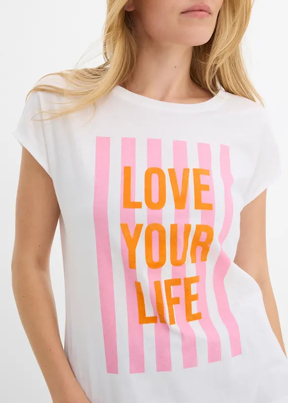 T-Shirt aus reiner Bio-Baumwolle, bonprix