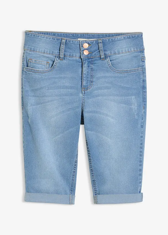 Jeans Bermuda Mid Waist, bonprix