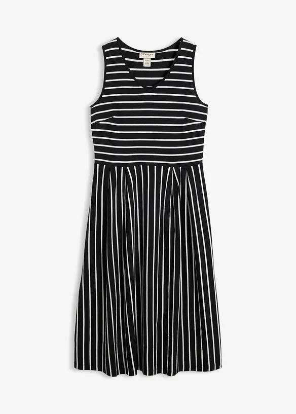 Robe midi en jersey coton, bonprix