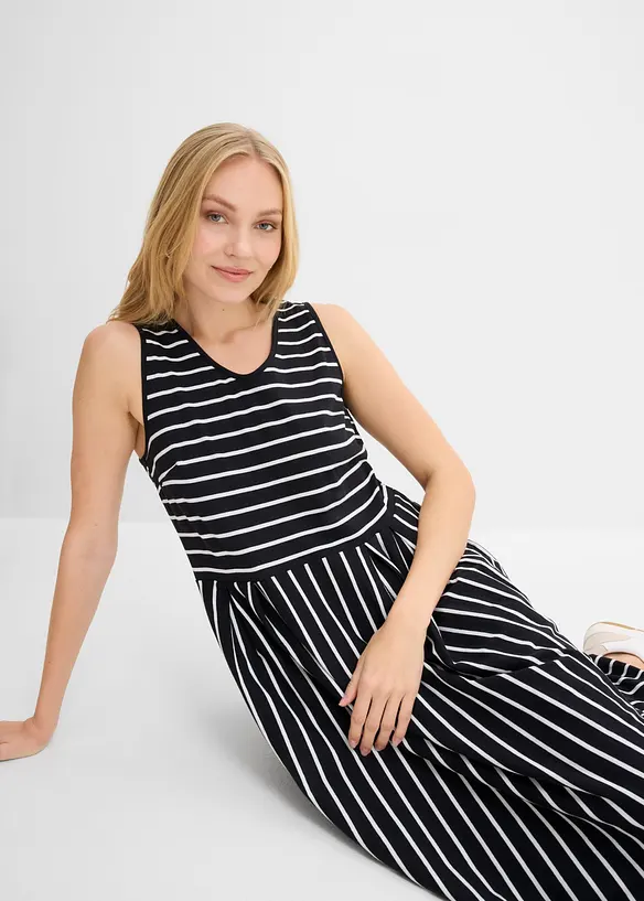 Robe midi en jersey coton, bonprix