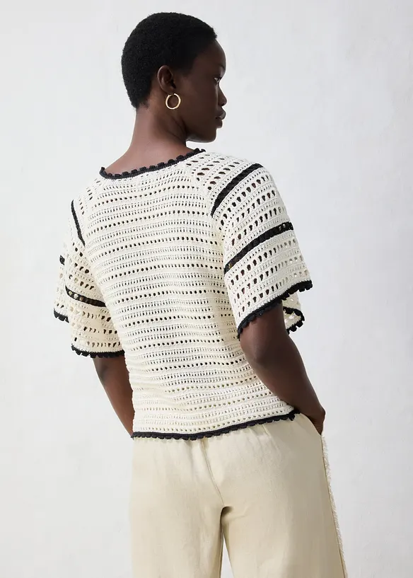 Pull ajour&eacute;, bonprix
