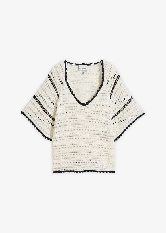 Pull ajour&eacute;, bonprix