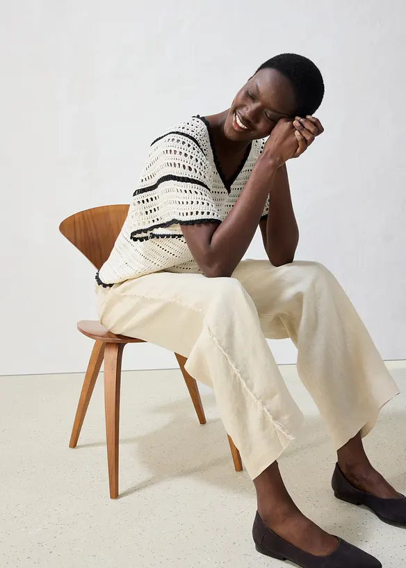 Pull ajour&eacute;, bonprix