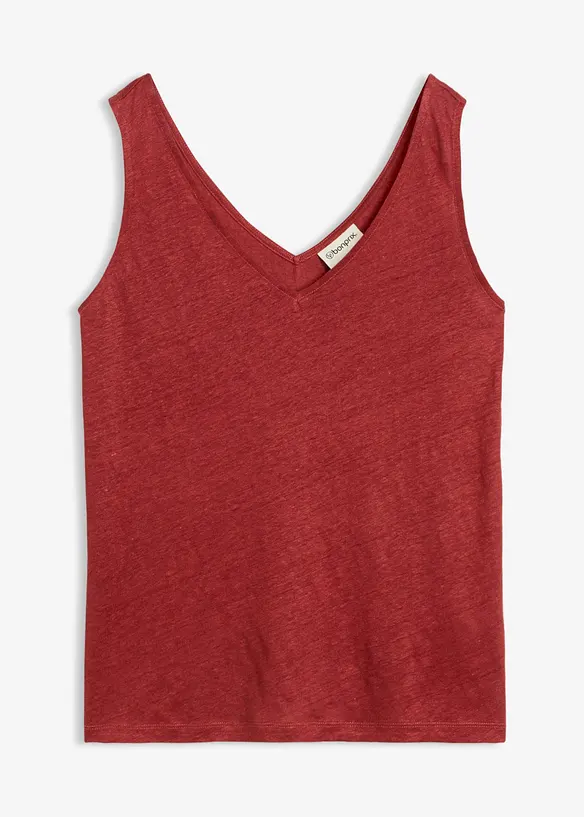 Tanktop aus reinem Leinen, bonprix