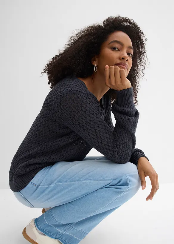 Pullover aus Baumwoll-Mix, bonprix