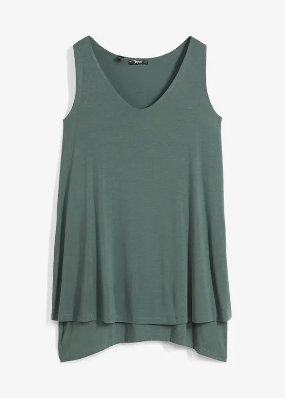 Top long double &eacute;paisseur en viscose extensible, bonprix