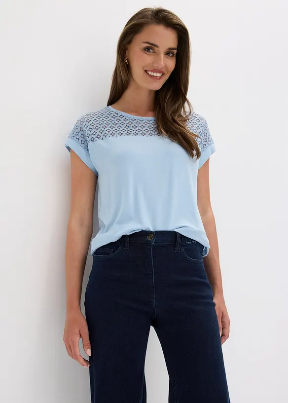 Shirt aus softem Viskose-Mix, bonprix