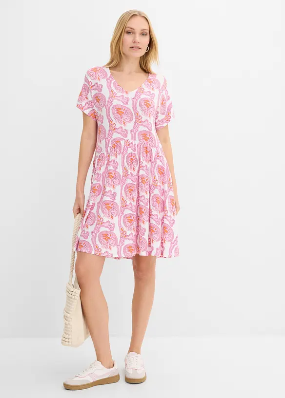 Robe fluide en jersey viscose, bonprix