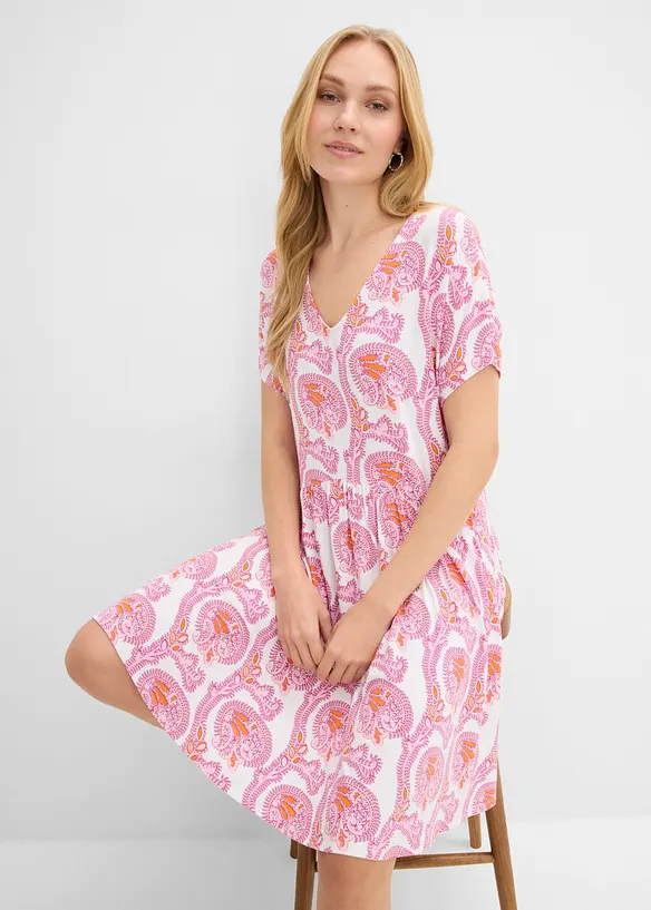 Robe fluide en jersey viscose, bonprix