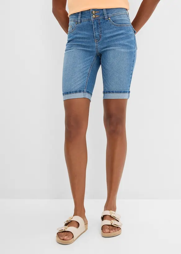 Jeans Bermuda Mid Waist, bonprix