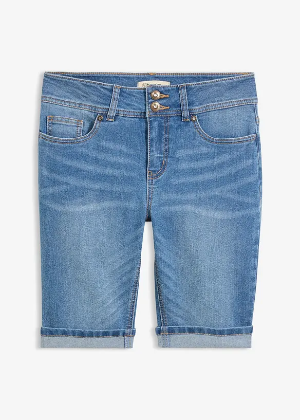 Jeans Bermuda Mid Waist, bonprix